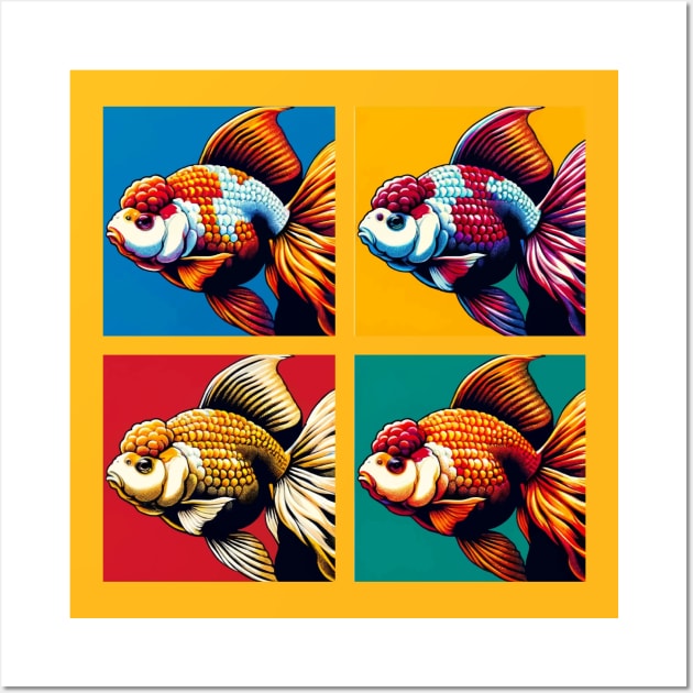 Pop Oranda Goldfish - Cool Aquarium Fish Wall Art by PawPopArt